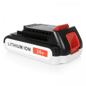 Li-ion 1500mAh 20V Batterier för utbyte av trådlösa verktyg för Black \u0026 Decker LB20, LBX20, LBX4020, LB2X4020