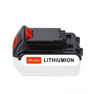 Li-ion 20V 5000mAh utbytesbatterier Trådlösa verktyg för Black \u0026 Decker LB20, LBX20, LBX4020, LB2X4020