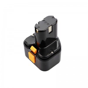 EB930H, EB924, 9916647 Ni-Mh 9.6V 2500mAh Ersättningsbatterier för Hitach Eelectric Drills